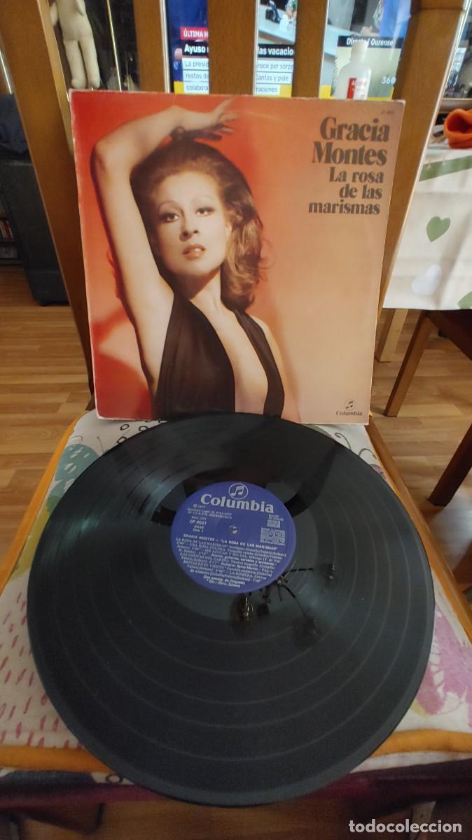 Discos de vinilo: GRACIA MONTES-LP LA ROSA DE LAS MARISMA - Foto 1