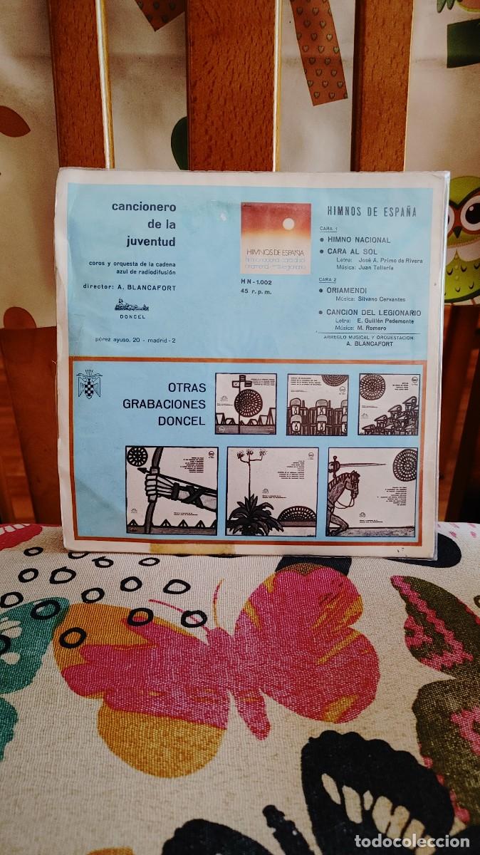 Discos de vinilo: HIMNOS DE ESPA&Ntilde;A-EP HIMNO NACIONAL +3 - Foto 2