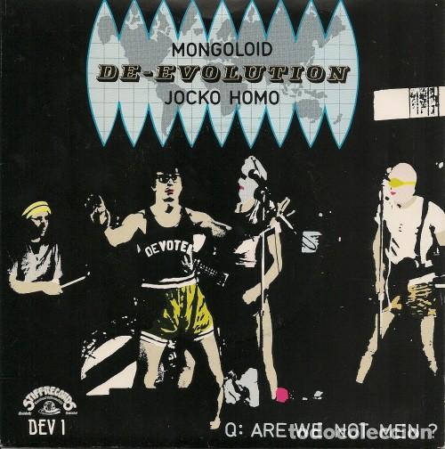 Discos de vinilo: Devo &ndash; Jocko Homo / Mongoloid - Foldout sleeve - Foto 1