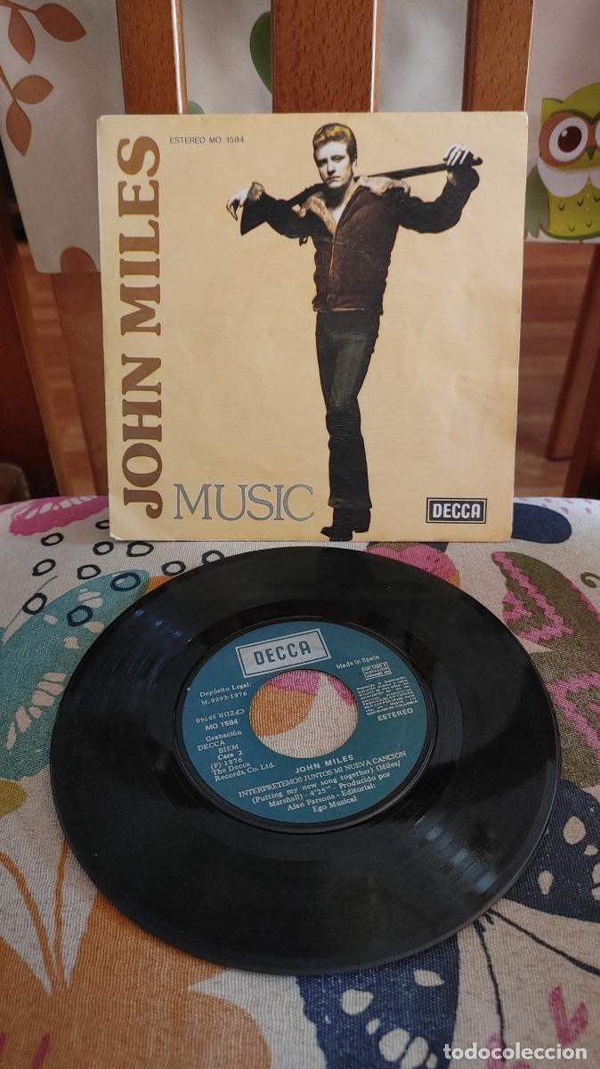 Discos de vinilo: JOHN MILES-SINGLE MUSIC - Foto 1