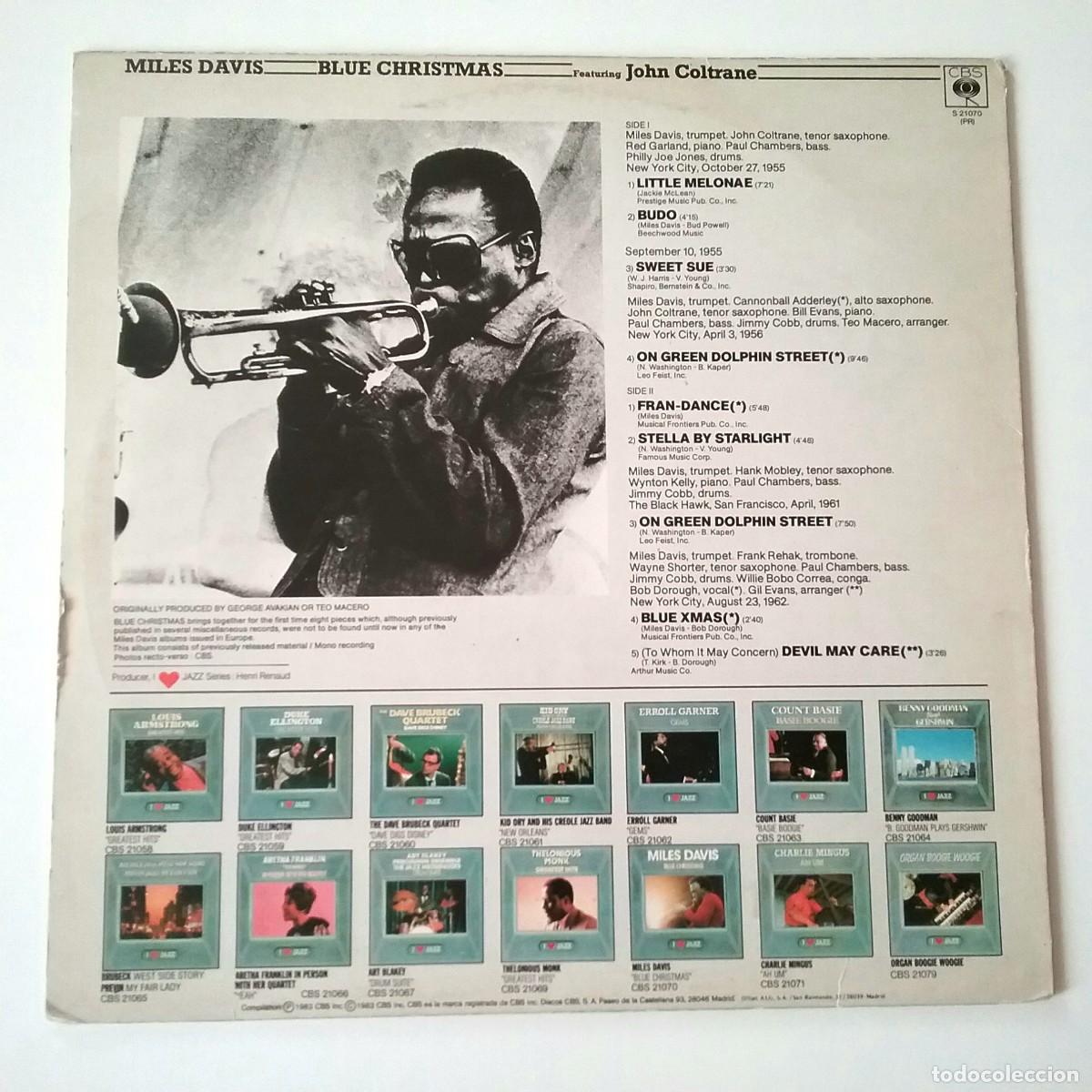 Discos de vinilo: Blue Christmas - Miles Davis (featuring John Coltrane) - Foto 2