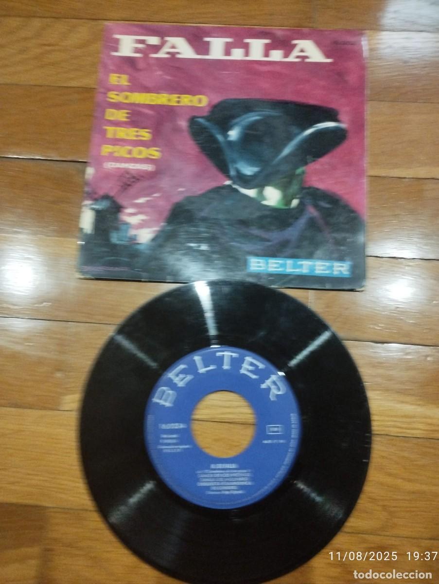 Discos de vinilo: EP - FALLA - EL SOMBRERO DE TRES PICOS - 1961 - Foto 1