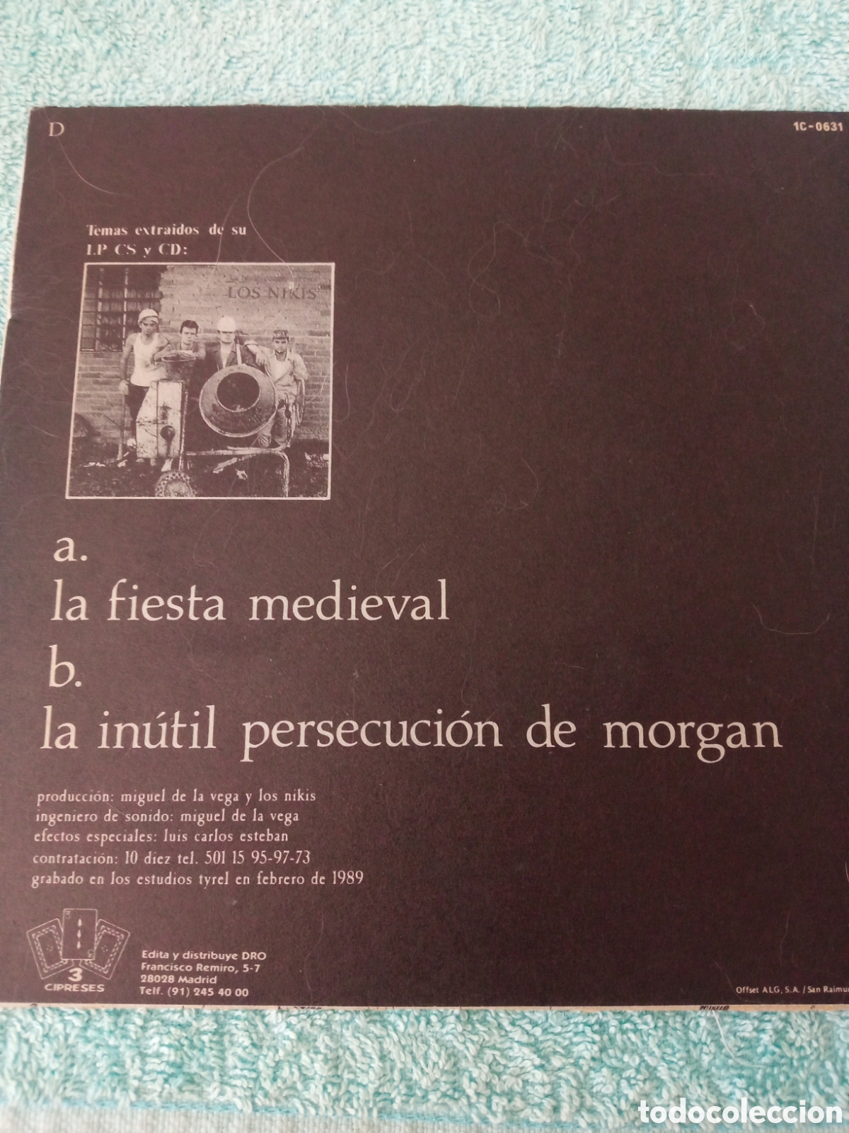 Discos de vinilo: Los Nikis La fiesta medieval - Foto 2