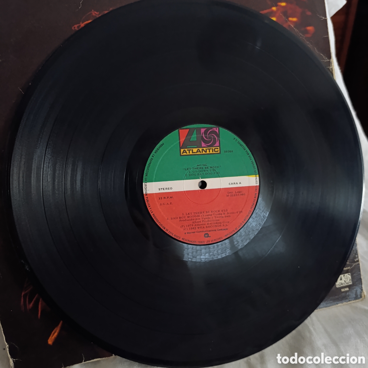 Discos de vinilo: AC/DC,Let There Be Rock,a&ntilde;o 1980 - Foto 3