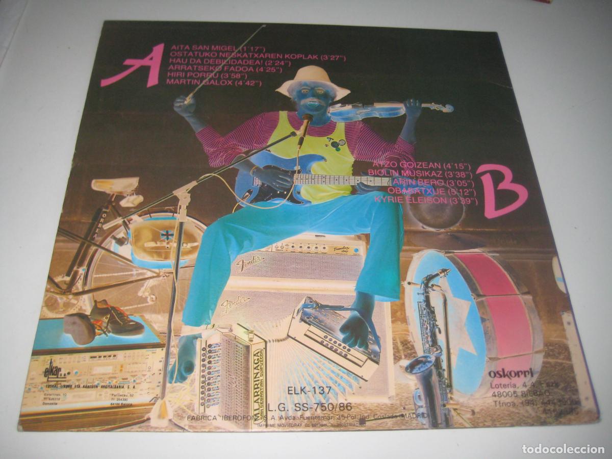 Discos de vinilo: Oskorri - In fraganti LP - Foto 2