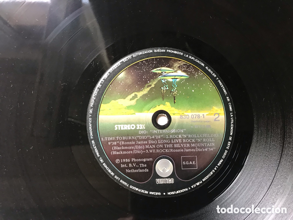 Discos de vinilo: Intermission. Dio. Vinilo - Foto 3