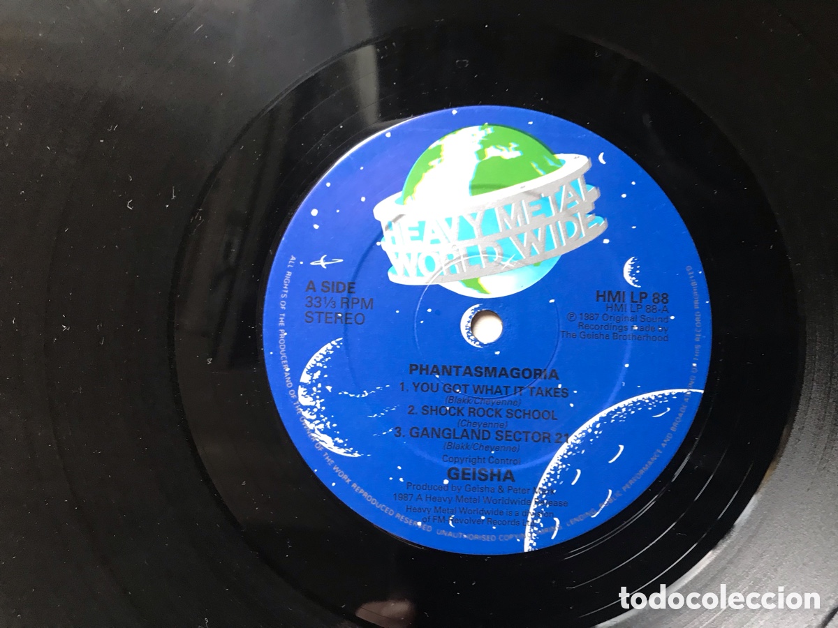 Discos de vinilo: Phantasmagoria. Geisha. - Foto 3
