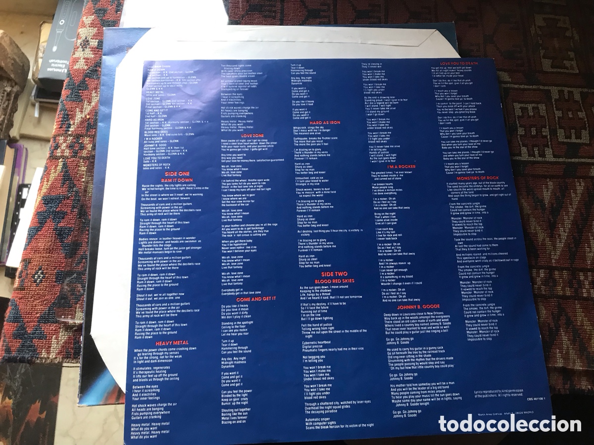 Discos de vinilo: RAM it down. Judas Priest - Foto 3