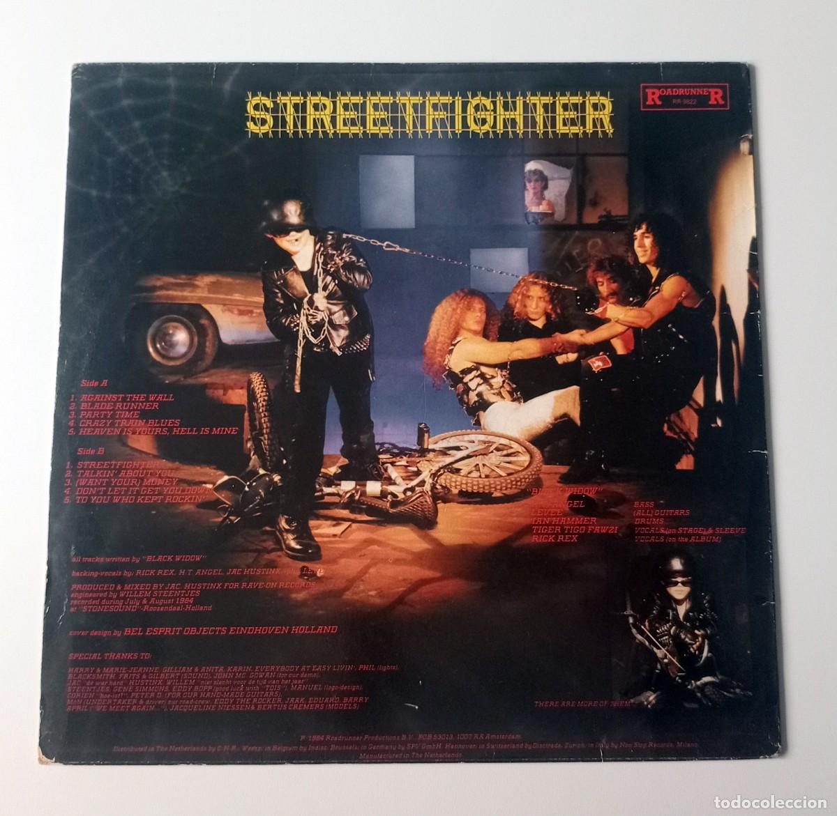 Discos de vinilo: LP BLACK WIDOW - STREETFIGHTER - Foto 2