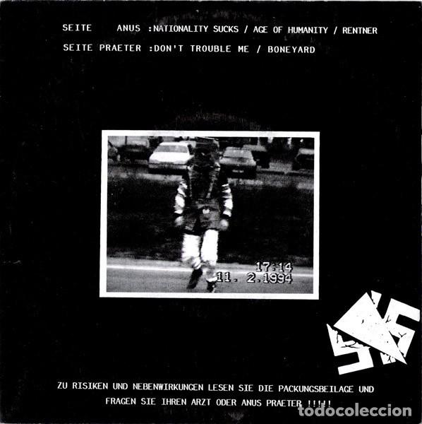 Discos de vinilo: Anus Praeter &ndash; Anus Praeter - 7&rdquo; - 1999 - Wahnfried Records - Foto 2