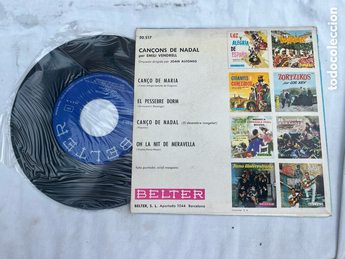 Discos de vinilo: Can&ccedil;ons de Nadal &ndash; Emili Vendrell - Foto 2