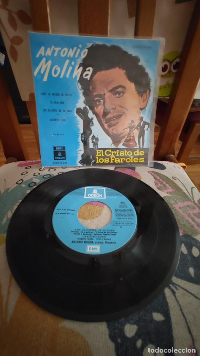 Discos de vinilo: ANTONIO MOLINA-EP EL CRISTO DE LOS FAROLES - Foto 1
