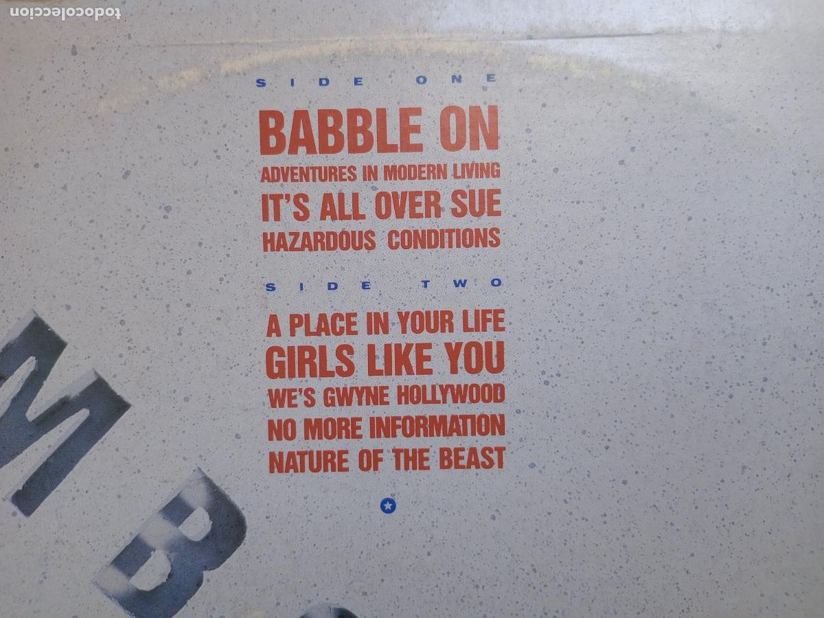 Discos de vinilo: Combonation &ndash; Combonation - LP WARNER 1984 - POP ROCK 80S - Foto 3