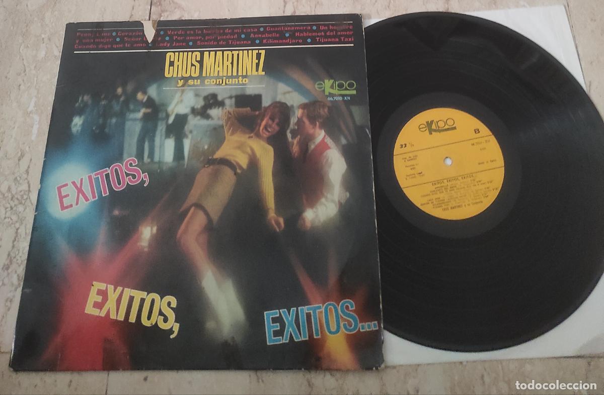 Discos de vinilo: CHUS MARTINEZ Y SU CONJUNTO -LP-EXITOS EKIPO 1967 - Foto 1