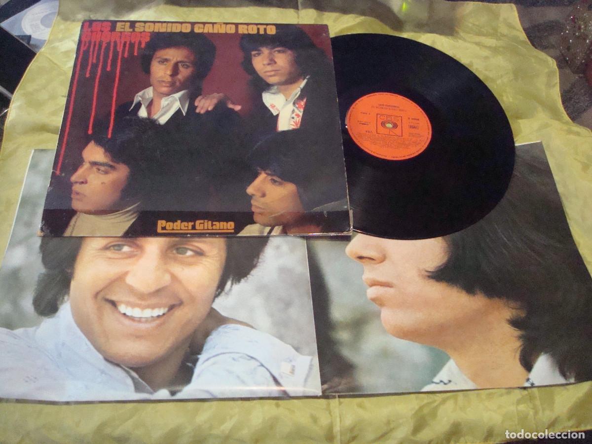 Discos de vinilo: LOS CHORBOS. EL SONIDO CA&Ntilde;O ROTO. PODER GITANO. CON POSTER DESPLEGABLE. CBS, 1975(#) - Foto 1
