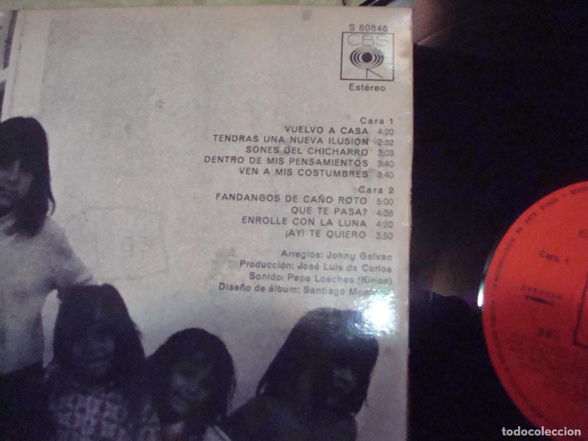 Discos de vinilo: LOS CHORBOS. EL SONIDO CA&Ntilde;O ROTO. PODER GITANO. CON POSTER DESPLEGABLE. CBS, 1975(#) - Foto 2