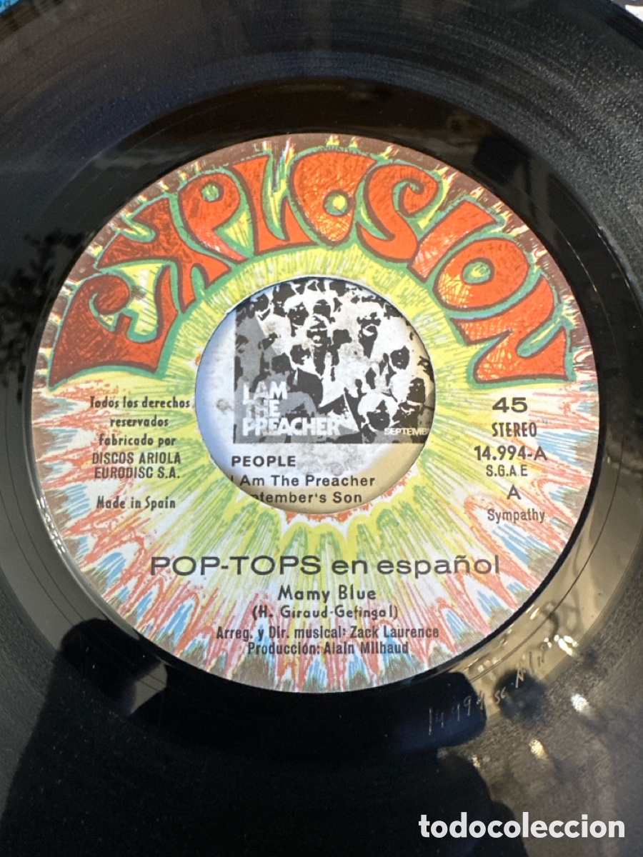Discos de vinilo: MAMY BLUE - POP-TOPS - Foto 3