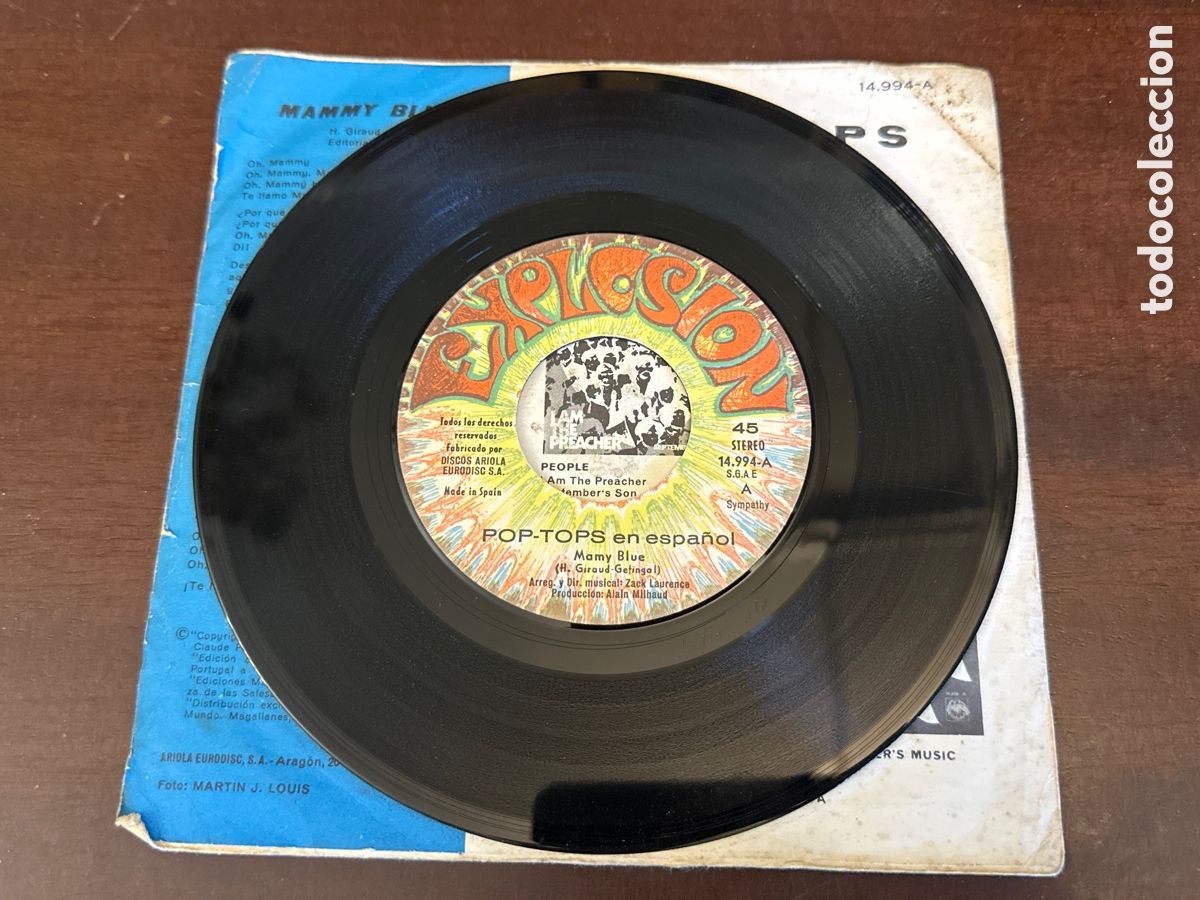 Discos de vinilo: MAMY BLUE - POP-TOPS - Foto 4
