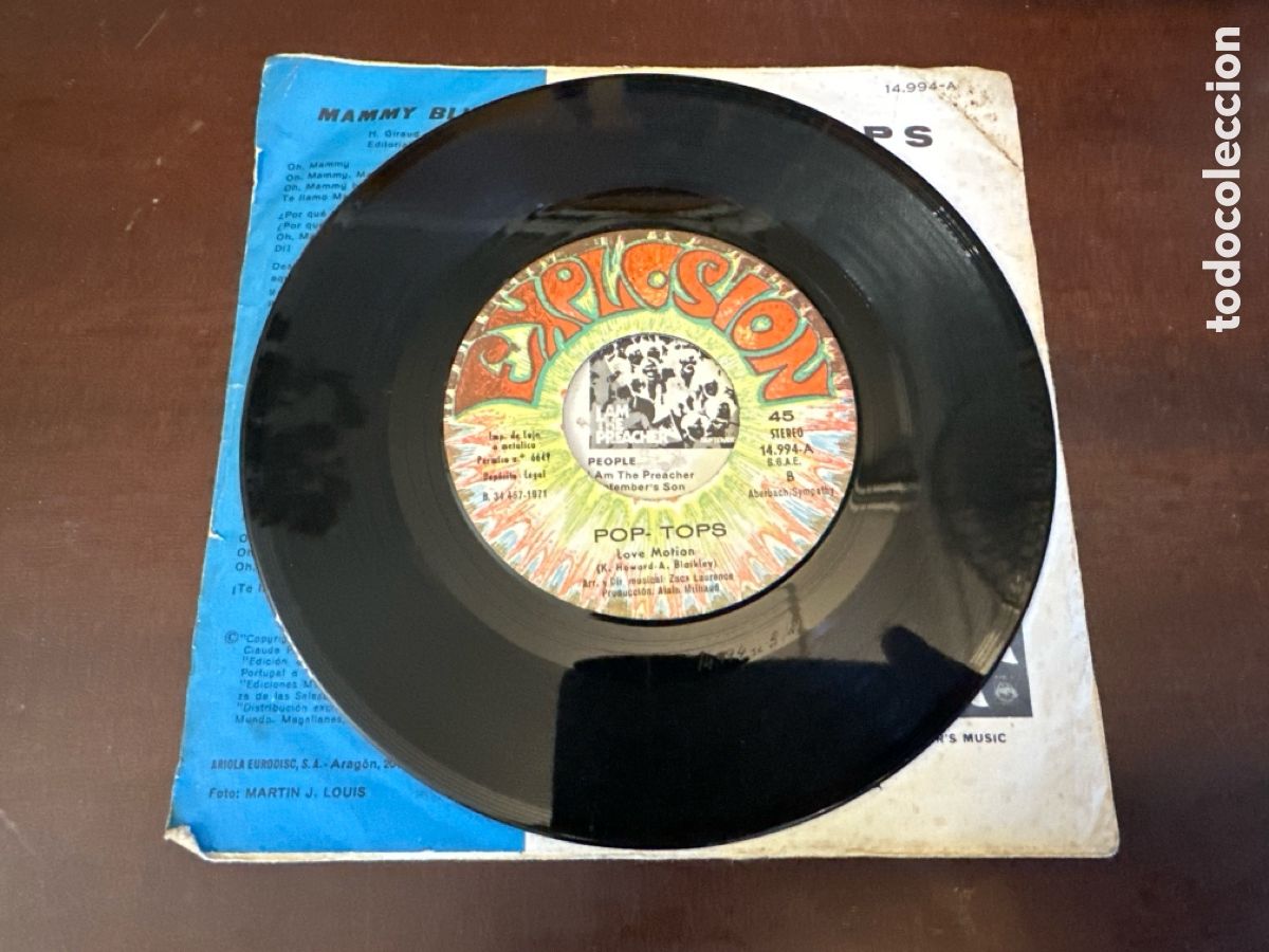 Discos de vinilo: MAMY BLUE - POP-TOPS - Foto 6