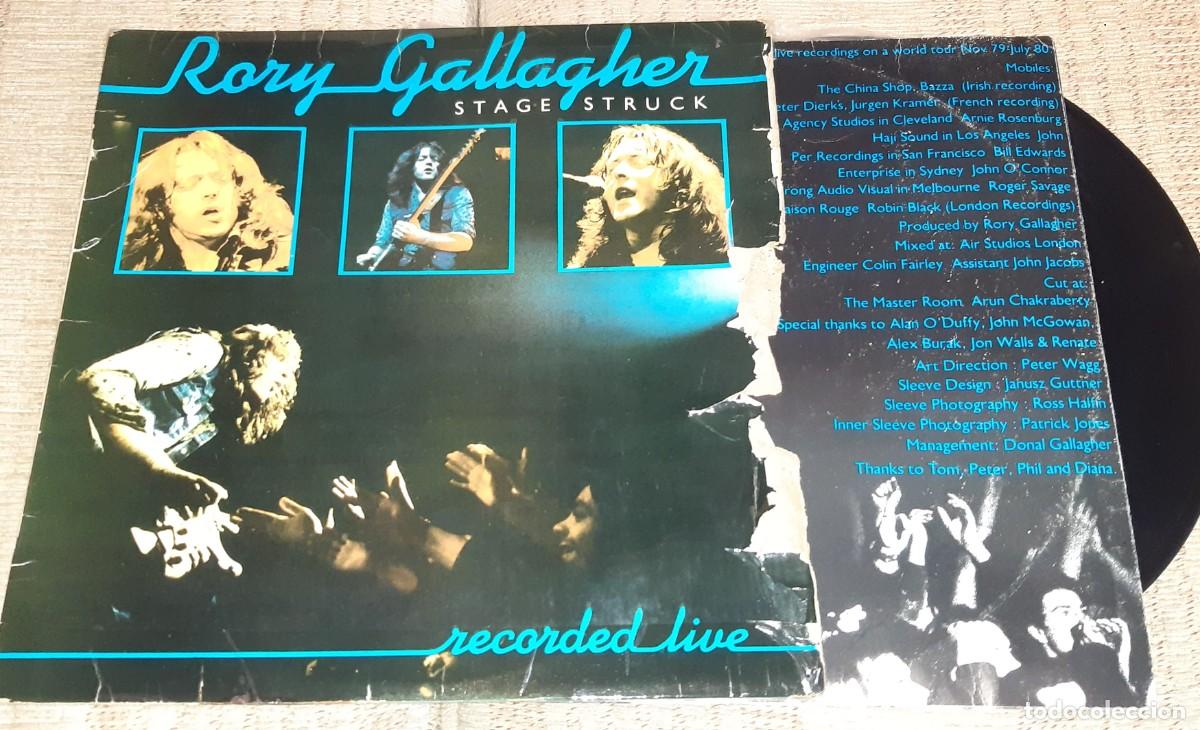 Discos de vinilo: Rory Gallagher - Stage Struck - LP 1980 - Foto 1