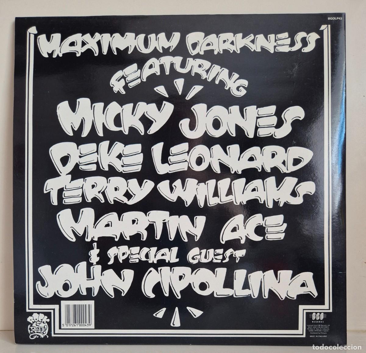 Discos de vinilo: Man - Maximum Darkness. Con John Cipollina. Gatefold LP vinilo - Foto 2