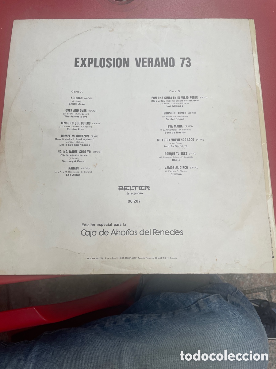 Discos de vinilo: LP EXPLOSION VERANO 1973 - Foto 2