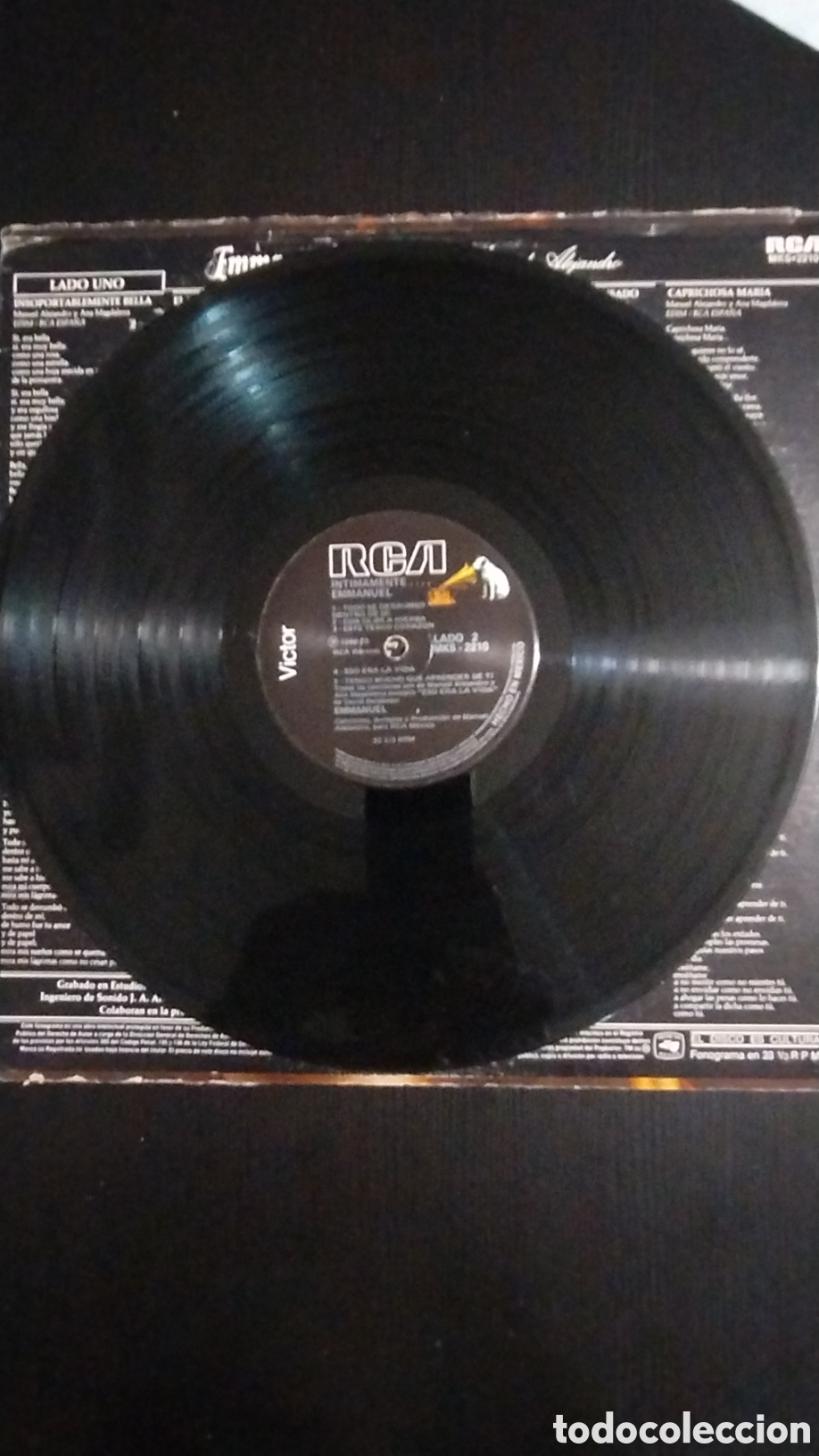 Discos de vinilo: Emmanuel &iacute;ntimamente LP - Foto 3