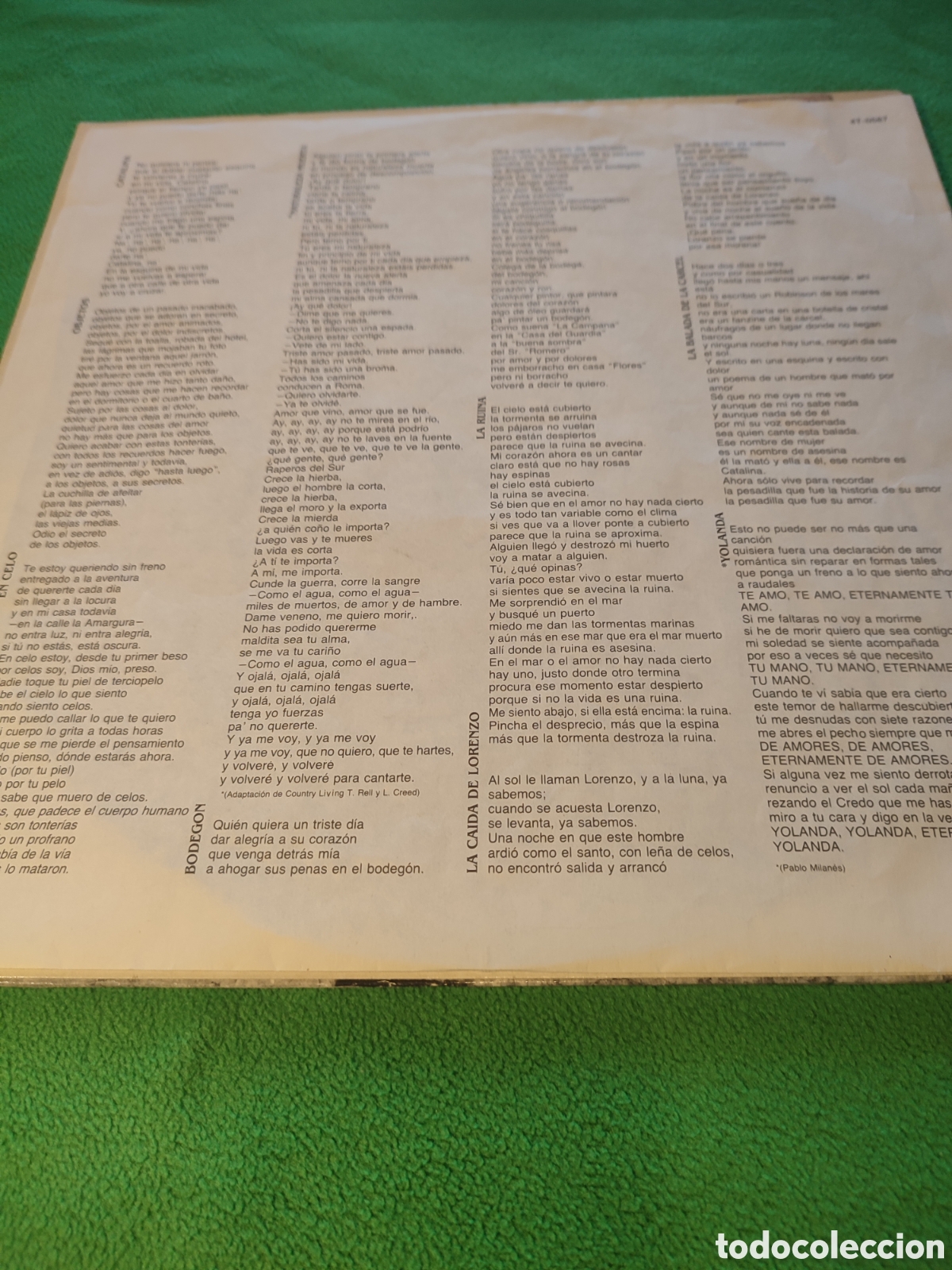 Discos de vinilo: Danza Invisible - Catalina edici&oacute;n 1990 - Foto 2