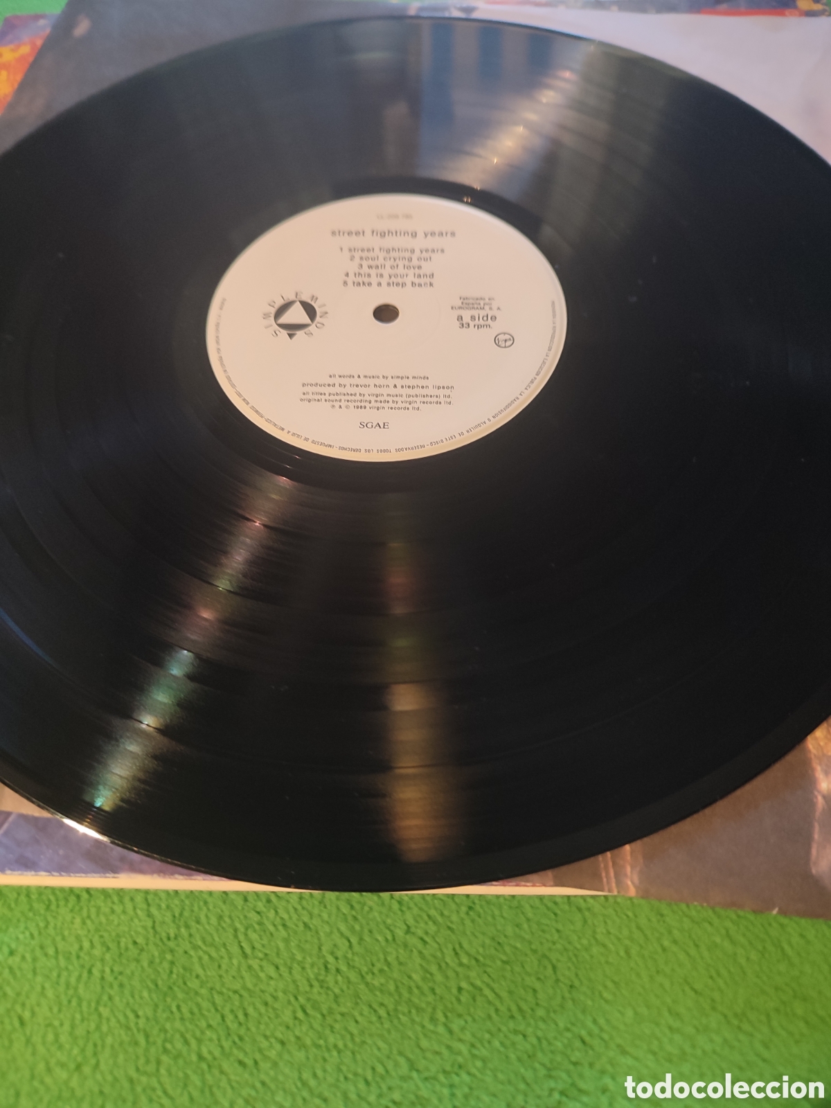 Discos de vinilo: Simple Minds - Streets fighting years - Foto 3