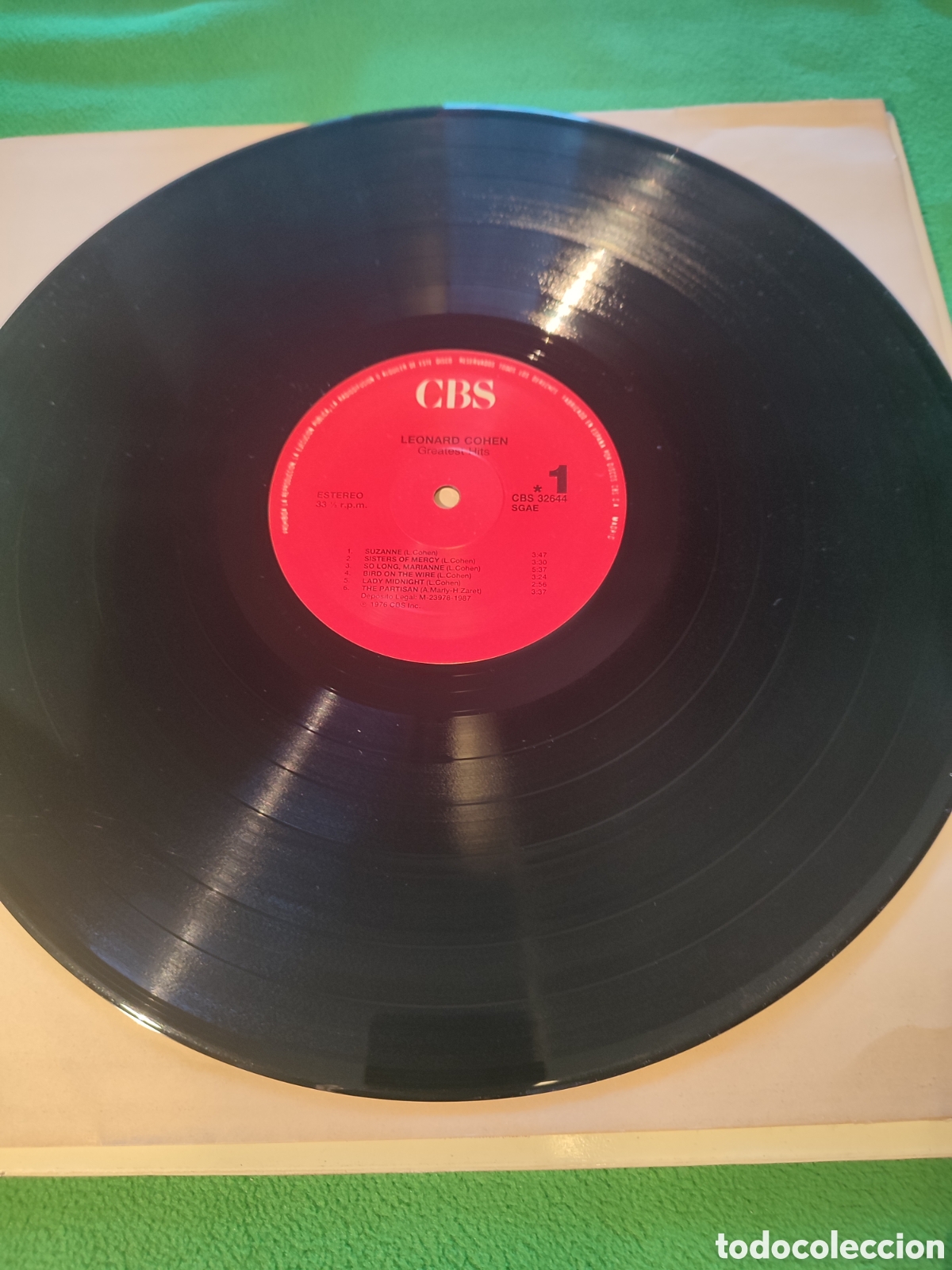 Discos de vinilo: Leonard Cohen - Greatets hits Reedici&oacute;n - Foto 3