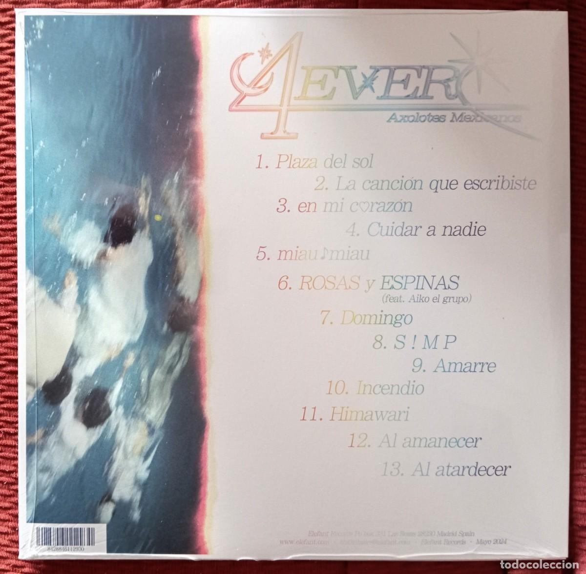 Discos de vinilo: AXOLOTES MEXICANOS - 4EVER LP - Foto 2