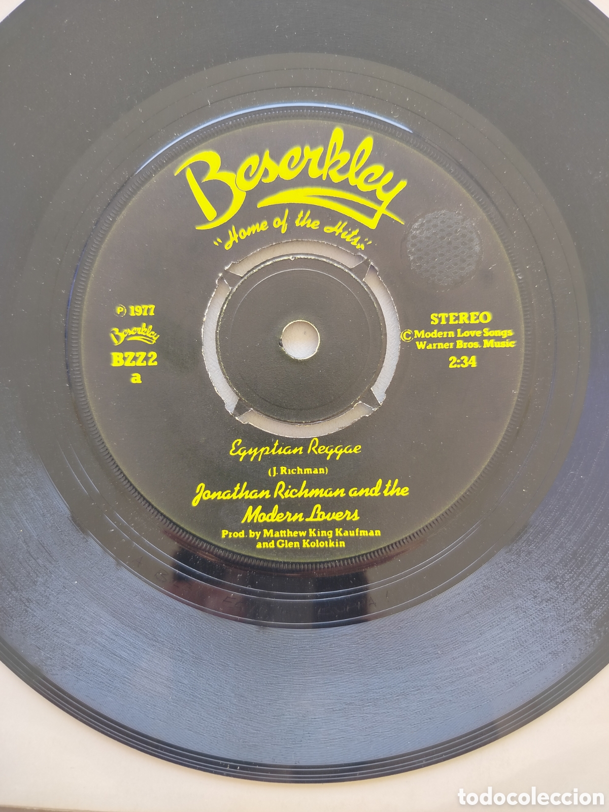 Discos de vinilo: Jonathan Richman Single - Foto 1