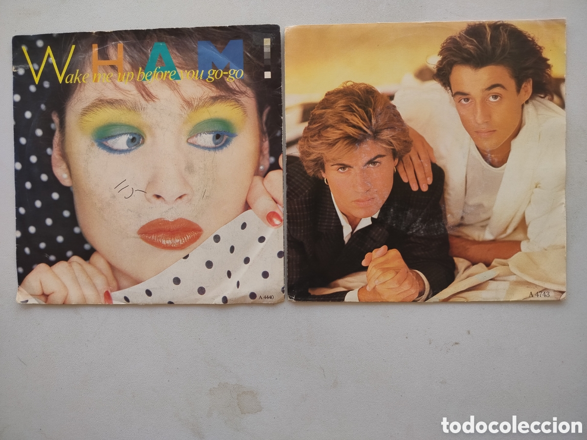 Discos de vinilo: Wham! 2xSingles 1984 - Foto 1