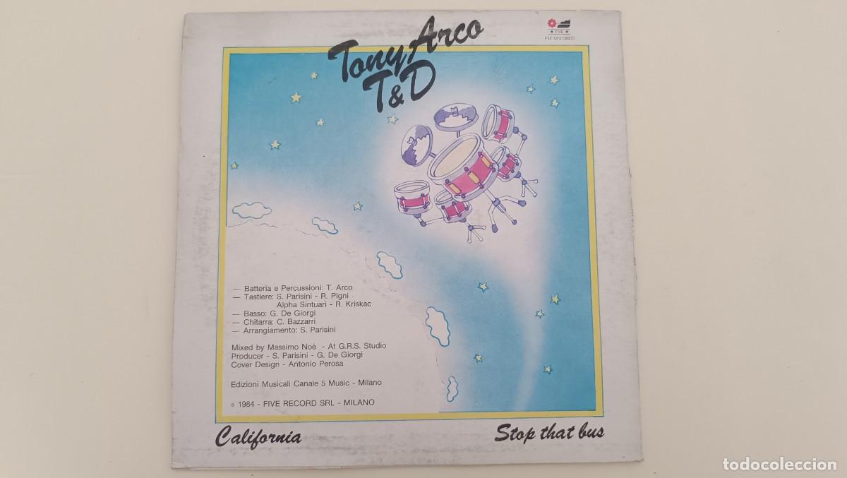 Discos de vinilo: Tony Arco T. & D. &ndash; California - Foto 2