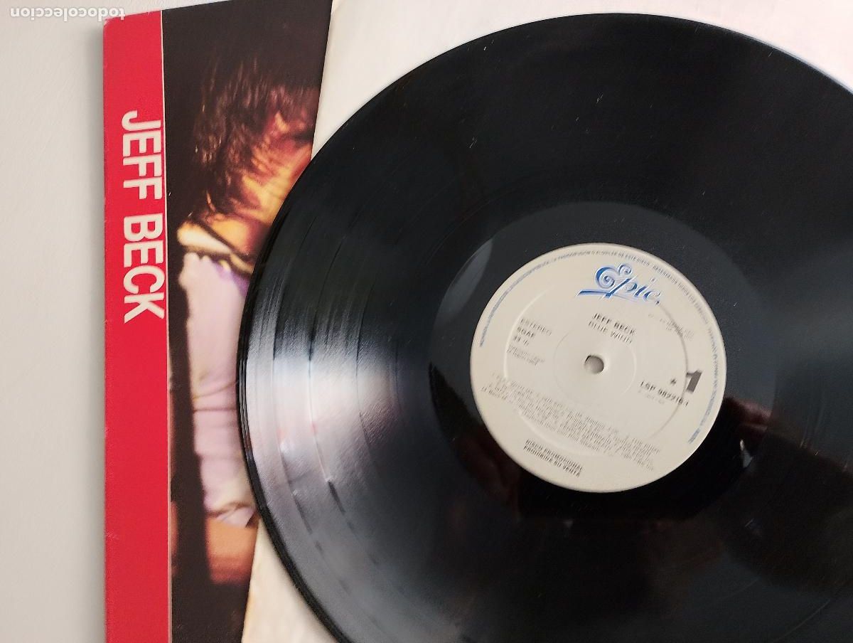 Discos de vinilo: Jeff Beck &lrm;&ndash; Blue Wind 1989 ed espa&ntilde;ola - Foto 3