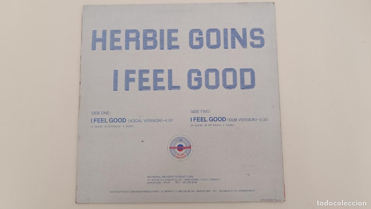 Discos de vinilo: Herbie Goins &lrm;&ndash; I Feel Good - Foto 2