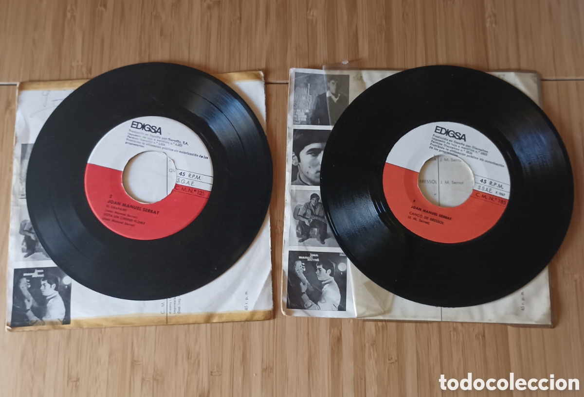 Discos de vinilo: 7 Singles JOAN MANUEL SERRAT Originales - Foto 5