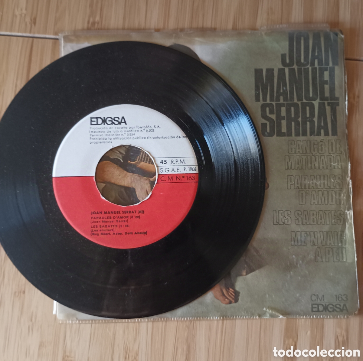 Discos de vinilo: 7 Singles JOAN MANUEL SERRAT Originales - Foto 8