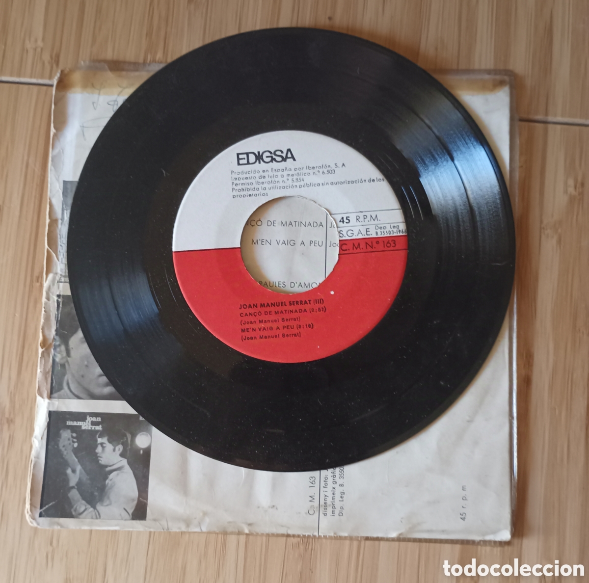 Discos de vinilo: 7 Singles JOAN MANUEL SERRAT Originales - Foto 9