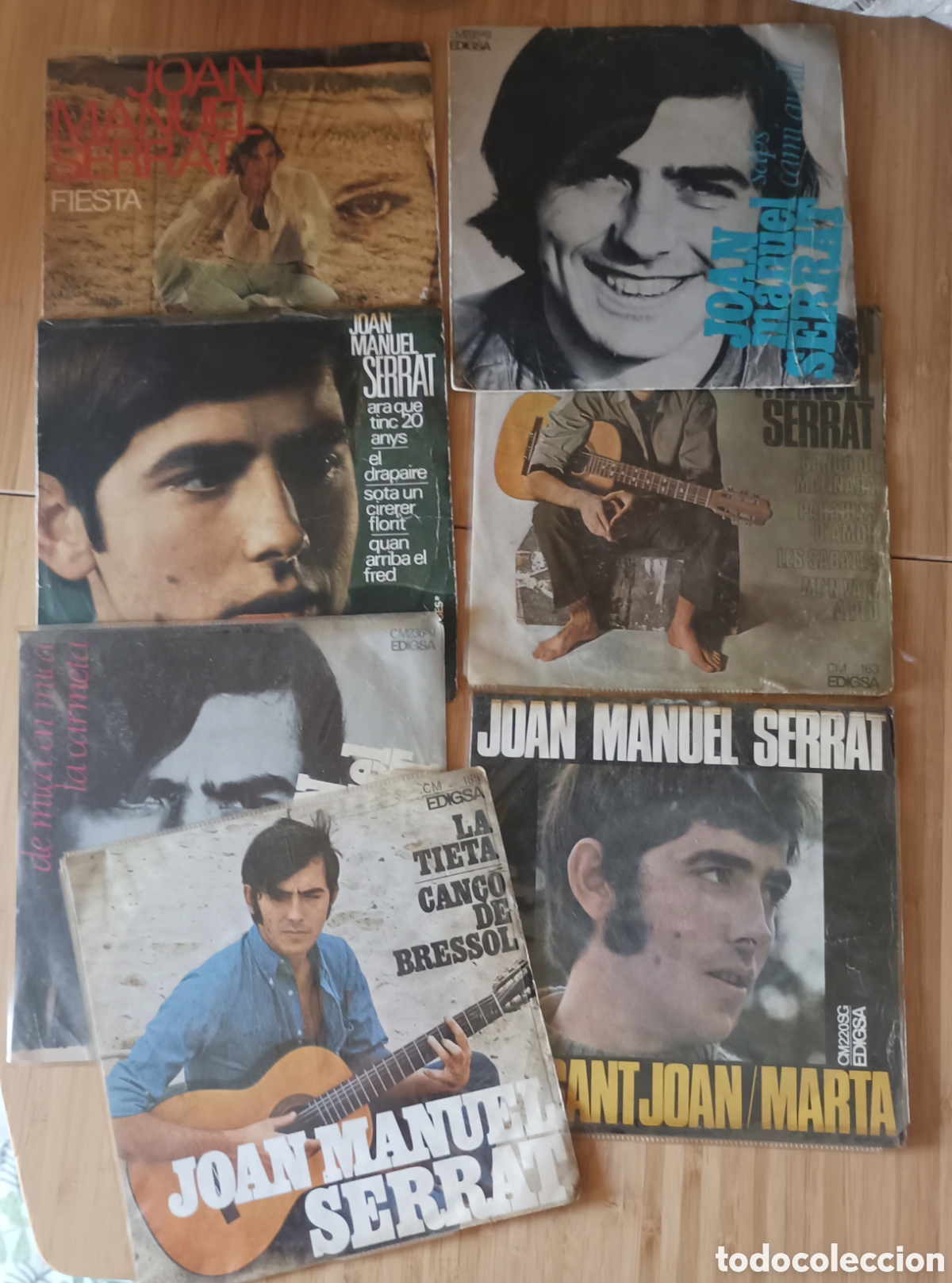 Discos de vinilo: 7 Singles JOAN MANUEL SERRAT Originales - Foto 1