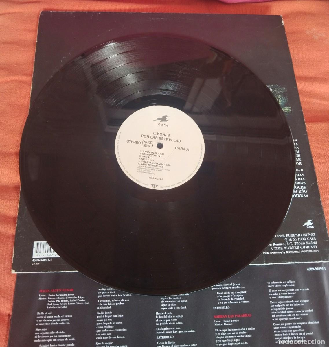 Discos de vinilo: Limones: Por las estrellas LP - Foto 4