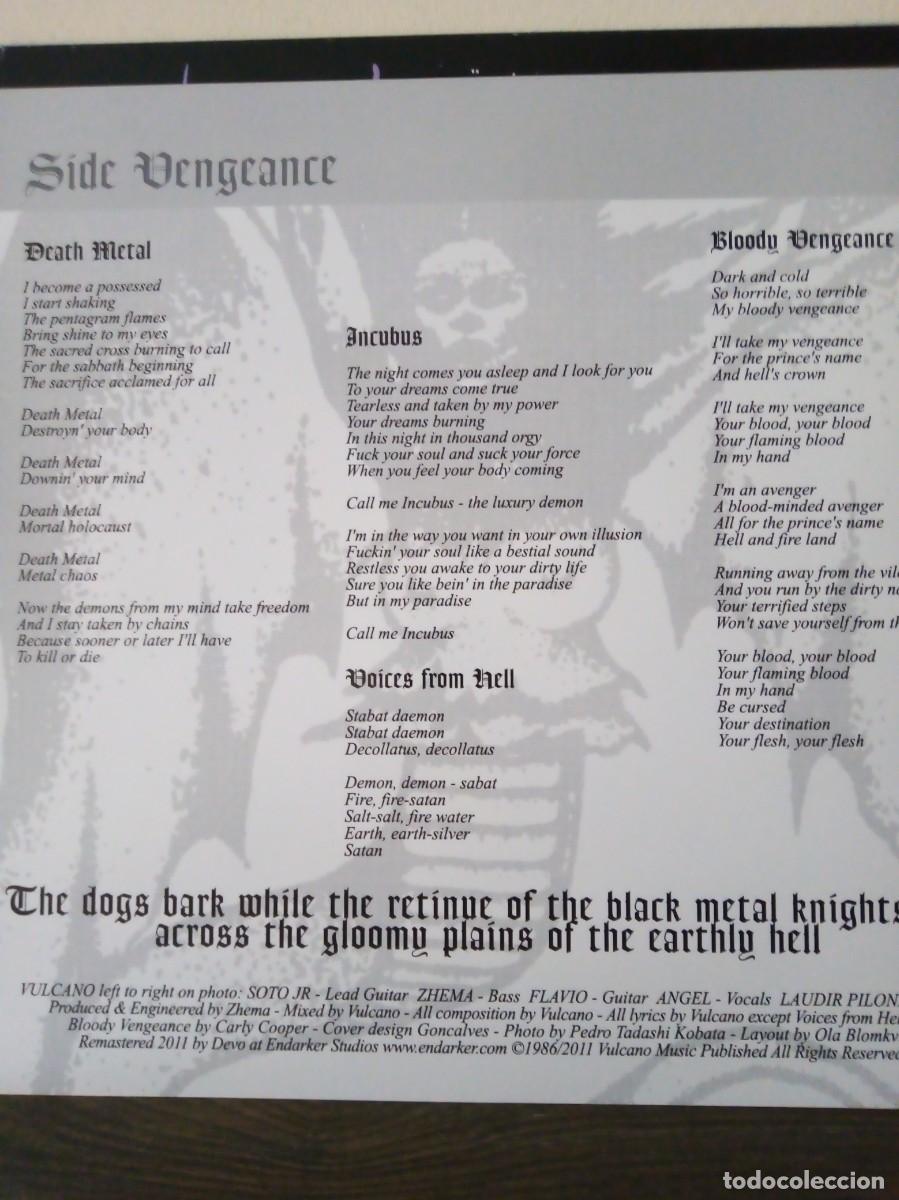 Discos de vinilo: Vulcano, Bloody vengeance 2012. - Foto 4