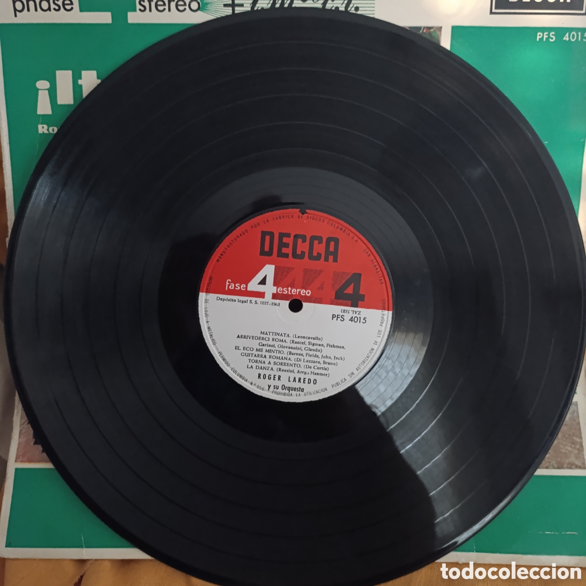 Discos de vinilo: Italia!!,LP. ROGER LAREDO Y SU ORQUESTA. - Foto 3
