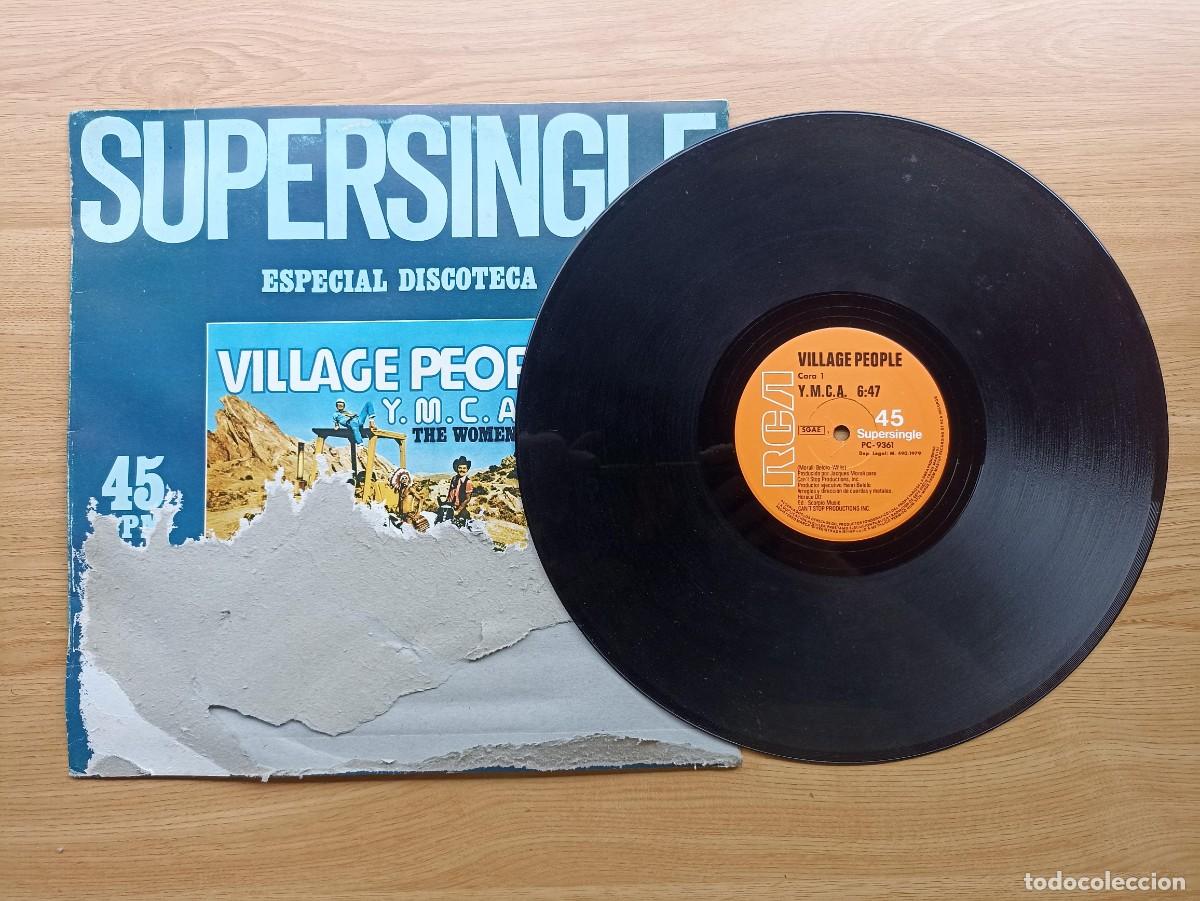 Discos de vinilo: Village people y M.C.A, disco (vinilo,LP) - Foto 1