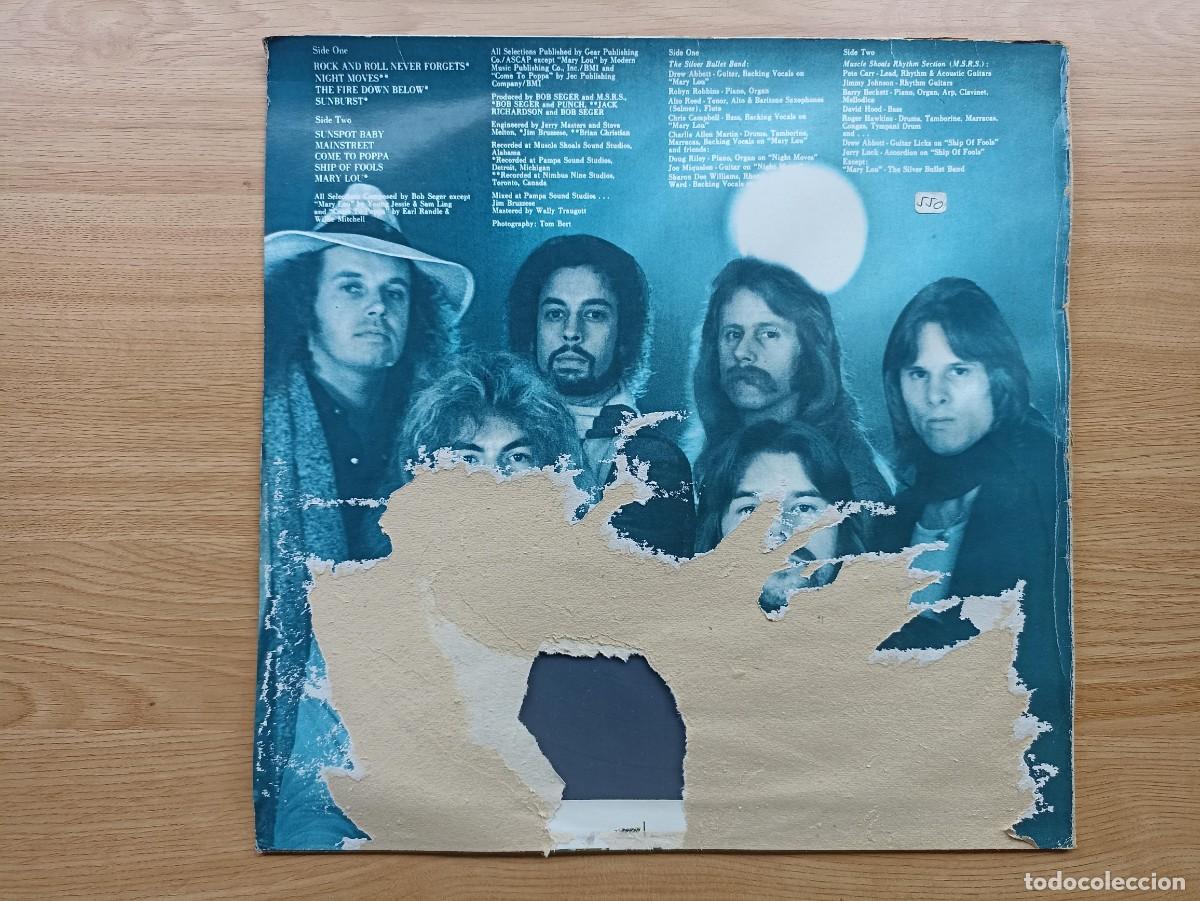 Discos de vinilo: Night moves, Bob Seger, disco (vinilo,LP) - Foto 3