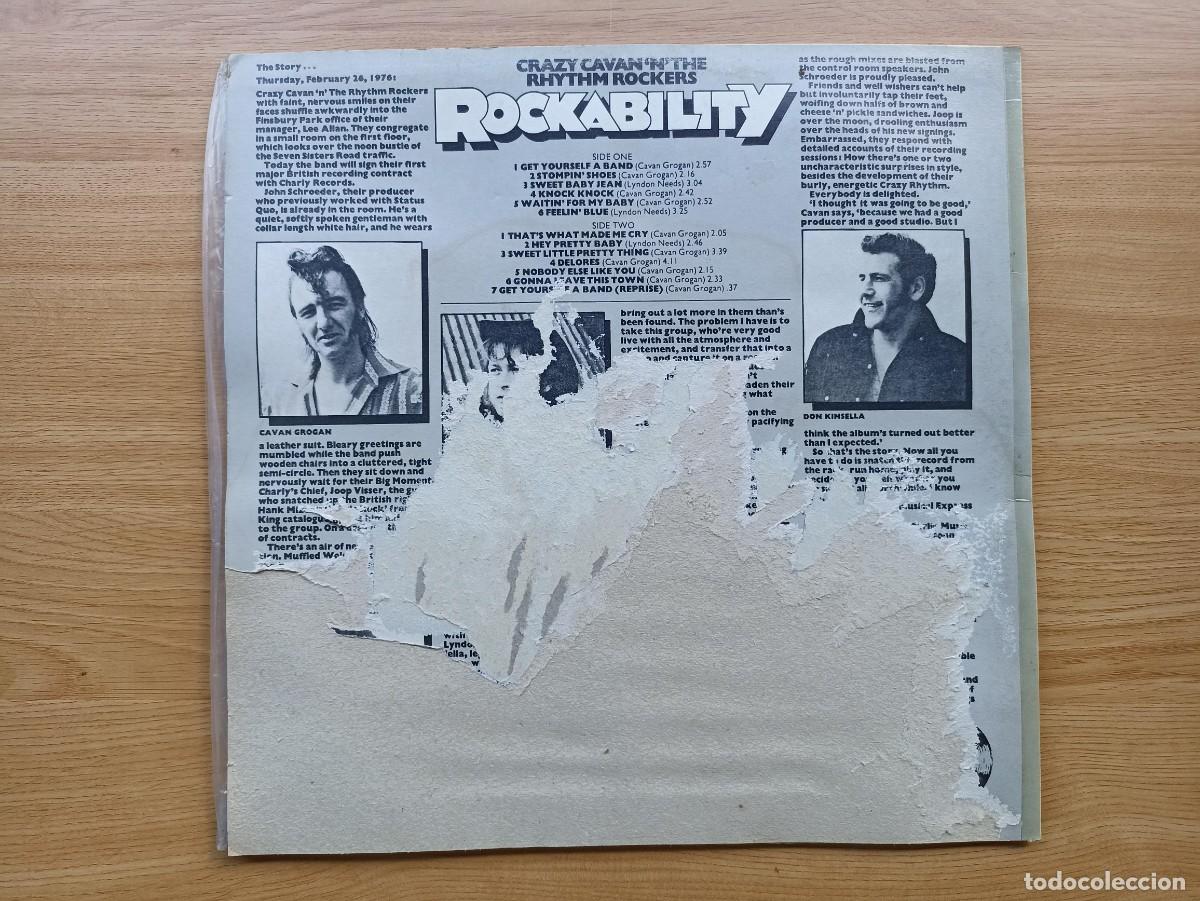 Discos de vinilo: Rockability, Crazy Cavan, disco (vinilo,LP) - Foto 3