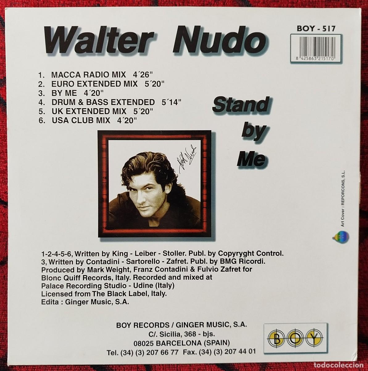 Discos de vinilo: WALTER NUDO ** Stand By Me ** MAXI SINGLE VINILO 1997 - Foto 2