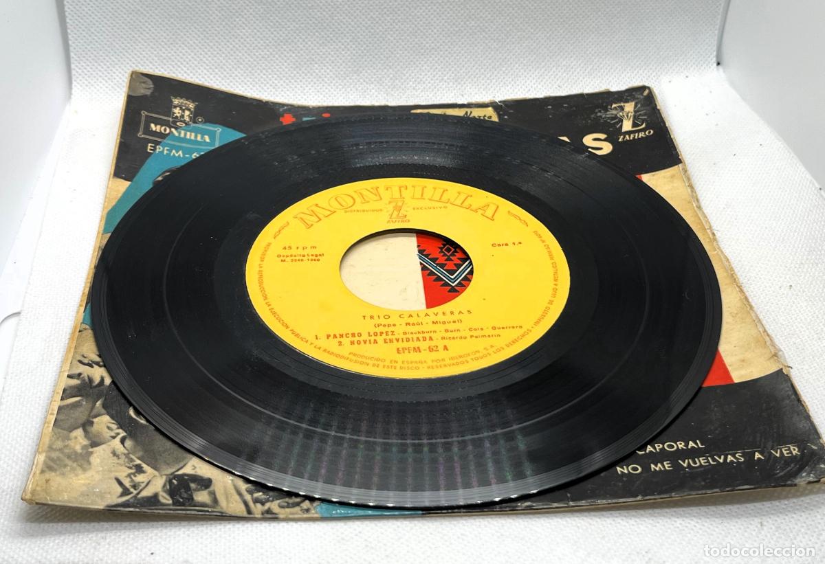 Discos de vinilo: DISCO E.P. TRIO CALAVERAS, PANCHO, ANTIGUO -. FLA - Foto 3