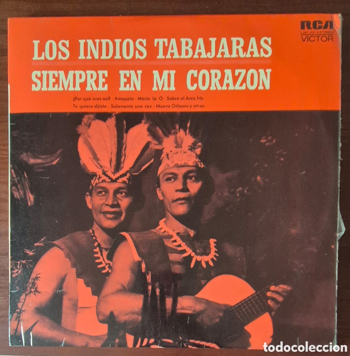 Discos de vinilo: LP - LOS INDIOS TABAJARAS - SIEMPRE EN MI CORAZ&Oacute;N - 1966 - Foto 1