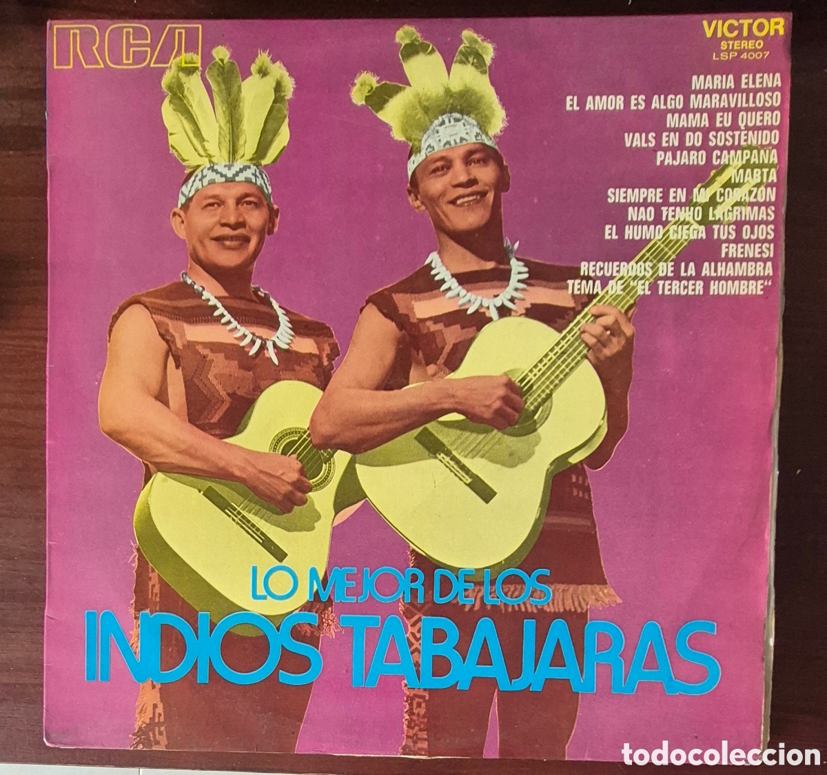 Discos de vinilo: LP - LOS INDIOS TABAJARAS - LO MEJOR DE LOS INDIOS TABAJARAS - 1972 - Foto 1